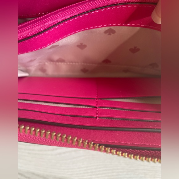 SOLD AUTHENTIC!!💎👜 Kate Spade Zip Around Wallet in Pink - Picture 11 of 12